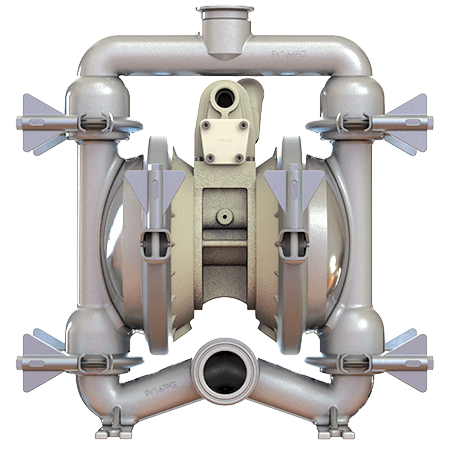 1 ½” (38mm) Clamped Metal FDA Pump | Versamatic